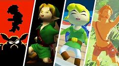 Evolution of Link's Deaths & Game Over Screens in Zelda Games (1986-2021)