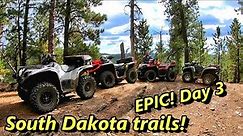 Amazing South Dakota Trails! ATV Riding Black Hills Forest!
