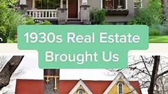 Some iconic features of homes built in the 1930s. #1930s #1920s #1940s #realestate #oldhomes #bungalowstyle #tudorhome #beautifulhomes #penniesfromheaven #thisoldhouse | Rachelle Peters, Realtor - Genesis, LLC, Realtors