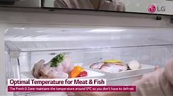 LG LINEAR Top Freezer User Scene Video / Optimal Temperature for Meat & Fish