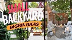 Small Backyard Design Ideas and Inspirations. Ideas and Decoration Examples for the Backyard.
