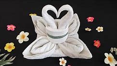 Towel art Flower | How to Make Flower out of Towel | Towel folding design
