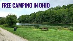 Free Camping at Bicentennial CG, AEP Recreation Land, Ohio