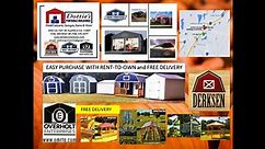 Local Dealer For Derksen Portable Buildings, R and B Metal Garages And Covers , Overholt Metal Sales For Green Houses, Dog Houses,Grazebos, Chicken Coops And So Much More ! | Dottie's Portable Building
