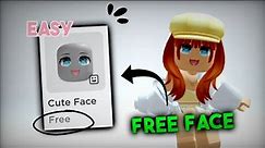 How to get the NEW FREE Cute Face on ROBLOX
