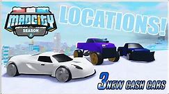 ALL NEW CAR LOCATIONS IN THE MAD CITY UPDATE! [ROBLOX]