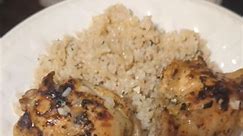 This chicken was juicy and delicious 🤤 marinated with a homemade citrus based marinade 🍊🍋 #fypシviralシ2024 #fypシ #easyrecipe #dinnertime #easydinnerideas #dinner #chickenrecipes #rice | Tiffany Sanders