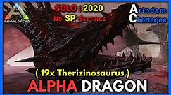 Ark - (SOLO) ALPHA Dragon vs 19x Therizinosaurus - S2E18