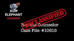 Elephant Learning Declassified: Results Counselor Case File #10615