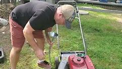 How to change lawnmower oil without a drain plug! #diy #change #maintenance #lawnmower #changeoil