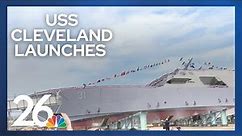 Warship 'USS Cleveland' launch marks end of naval era
