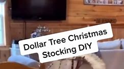 This DIY Christmas stocking decoration is fun to create. I hope you try it out. Happy creating! #christmascraftideas #christmasdecorations #diychristmas #christmasstocking | Tina's Country Door