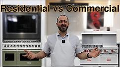 Differences Between Commercial and Residential Ranges