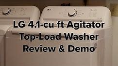 LG 4.1-cu ft Agitator Top-Load Washer Review and How To Use!