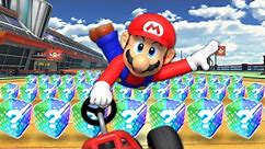 i added 10,000 item boxes in mario kart for no reason