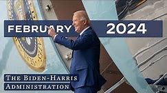 A look back at February 2024 at the Biden-Harris White House.