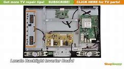 Toshiba TV Repair - Replacing 26AV5 Backlight Inverter Board - How to Fix LCD TVs