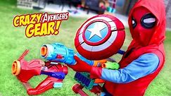 Avengers Infinity War Movie Nerf Gear Test & Toys Review by K-City