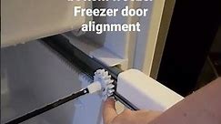 Hisense bottom freezer freezer drawer alignment #hisense #refrigerator #freezer #door #alignment