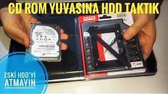 Laptop CD DVD 📀 Yerine SSD/HDD Takma | DVD to SSD