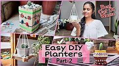 Easy Planters From Waste Materials | Best out of waste | DIY | Garden decor ideas