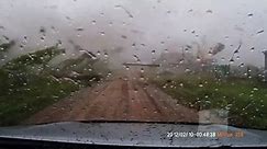 Russian tornado dashcam - Nice day for a ride!