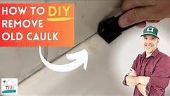 🍒 How to DIY Remove 100% Silicone Caulk (Old, Stubborn)➔ Stuck to the Fiberglass Shower Tub Pan/Base