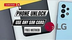How to unlock LG AT&T phone for free