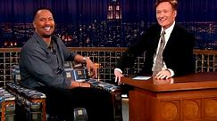 Conan Teaches Dwayne "The Rock" Johnson The String Dance | Late Night With Conan O'Brien