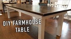 How to build your own Farmhouse Table!! || DIY