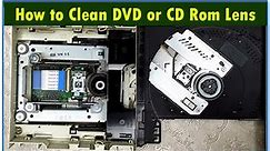 How to Repair DVD/CD Rom || Clean DVD or CD Rom Lens Computer or Laptop