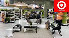 TARGET PATIO FURNITURE CHAIRS TABLES OUTDOOR DECOR GRILLS SHOP WITH ME SHOPPING STORE WALK THROUGH