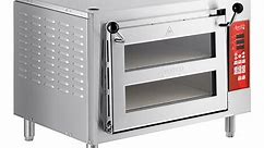 Avantco DPO-18-DSM Double Deck Countertop Pizza / Bakery Oven with Digital Controls - 3200W, 240V