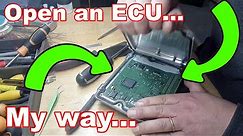 Open and Close an ECU... How I do it... 🤪