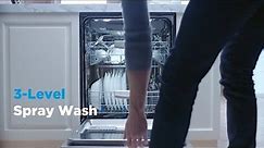 Midea Dishwasher Three Level Superior Wash System