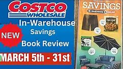 COSTCO NEW IN-WAREHOUSE SAVINGS SALE BOOK REVIEW for MARCH 2024!