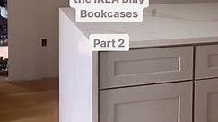 Custom Kitchen Cabinetry using the IKEA Billy Bookcases part 2 #billybookcasehack #kitchenrenovation #kitchendesign #billybookcase #kitchenremodel #diykitchen