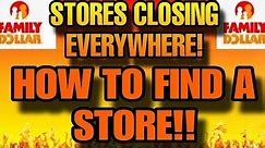 FAMILY DOLLAR STORES CLOSING EVERYWHERE! UP TO 75% OFF!