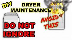 Dryer cleaning kit. How to use it. Dryer maintenance.