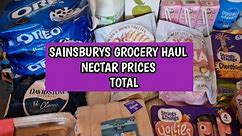 SAINSBURYS GROCERY HAUL WITH TOTAL | FEEDING A LARGE FAMILY | life of the baldwins