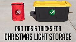 Pro Tips for Removing and Storing Christmas Lights