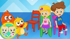 Musical Chairs (NEW) song | Happy Baby Songs Nursery Rhymes