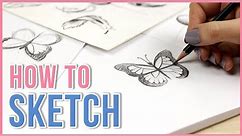 How to Sketch | Sketching Tips for Beginners | Art Journal Thursday Ep. 21