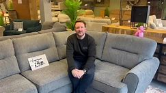 Welcome to our first ever Sofa Outlet video tour! Presented by our glamorous host Gareth... we think he might need a few tips, he thinks he's the next face of Hollywood! In other non-Hollywood news, how sophisticated does this Aura corner-group look? Not only that it's just £599.99 to sit back and relax on this gorgeous corner-group in the comfort of your own home, if you pop in store today you could even have it by tomorrow! Made in the UK for one of the ‘Big’ stores, and only a few months old,