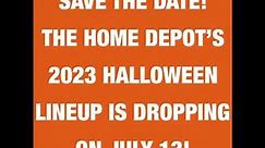 Home Depot Halloween release date