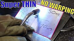 How To Mig Weld SUPER Thin Metal with (NO WARPING)