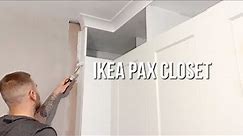 Built In IKEA PAX Wardrobe Hack | **EASY** DIY BUILT IN