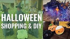 Halloween Decor Shopping & DIY Yard Witches | Vlogtober 2021