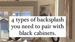 Happy Friday, y’all! Nothing quite like that Friday feeling, am I right? 🤩 Well, let’s get into today’s video - pairing backsplashes with black cabinets. Now, black cabinets aren’t everyone’s first choice but nonetheless, they’re still an excellent choice if you want a more unique kitchen. And finding the right backsplash to pair with your cabinets can really make all the difference, especially with black cabinets! Let’s get into more detail below 👇Pairing backsplash with black cabinets offers