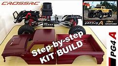 Cross-RC PG4A Adventurer Pick-up Truck 1:10 Scale RC Crawler - Kit build